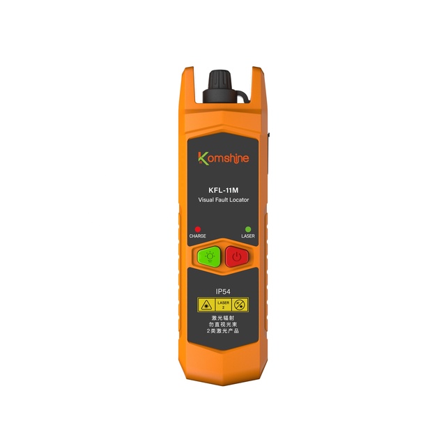 KFL-11M Wholesale 10mw 20mw 30mw Fiber Optic Cable Red Laser Pointer Testing Distance 8-10km Visual Fault Locator