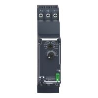 Relè temporizzato RE22R1DMR, serie Harmony Time, montaggio su guida DIN, 1 contatto, 240V DC/24V AC, funzione, intervallo di temporizzazione SPDT