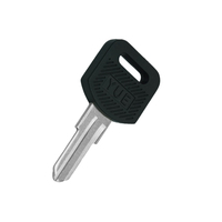 Clé universelle personnalisée clé vierge non coupée pour les clés de porte de classeur de maison résidentielle (double fente, droite)