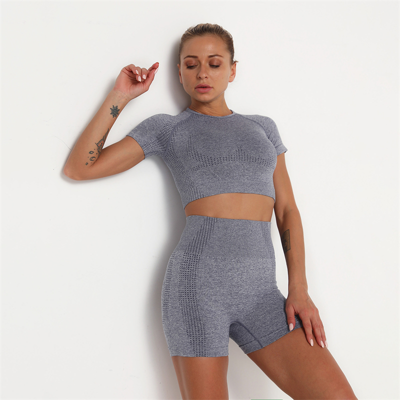 Fashion Modern Breathable Workout Clothing Women Active Wear Leggings Yoga Pants shorts 6 colors