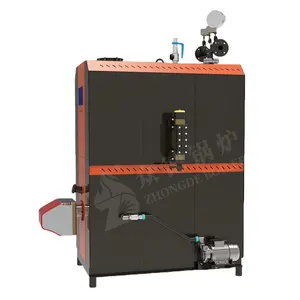 industrial small automatic 300KG/H dual fuel gas lpg diesel oil steam generator boiler price