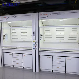 新しい化学実験室ヒュームフードラボ食器棚
