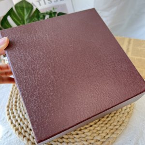 Brown Leather <b>Watch</b> Box Single Slot Luxury <b>Watch</b> Gift <b>Case</b> with White Stitching Layered Interior Custom Wholesale - Product Image 4
