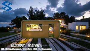 Casa Contenedor Combinable Tipo Cabaña Apple con Divisiones Empalmables, Cabaña Apple Móvil Prefabricada para Uso como Oficina <span class=keywords><strong>de</strong></span> Correos - Product Image 4