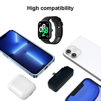 Batterie externe personnalisée avec logo, prix de gros, 2600 mAh, 10 W, entrée/sortie Type-C, affichage LED, prise universelle, chargeur d'urgence, écouteurs