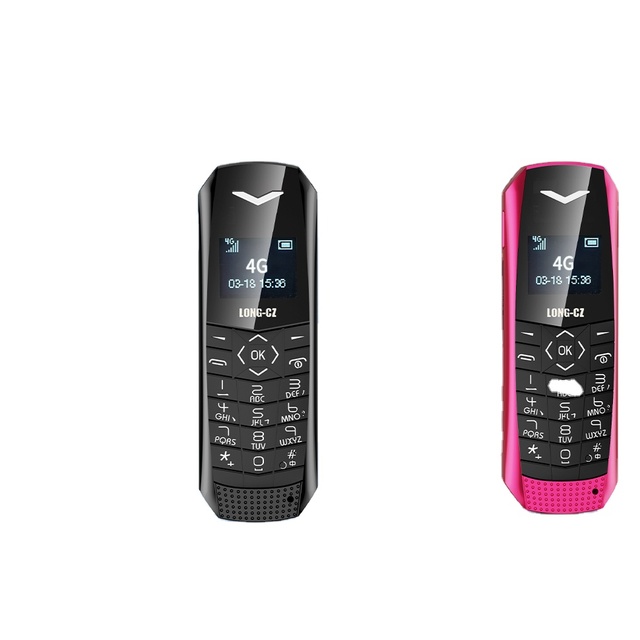 The Smallest and newest Long-cz 4G finger size Mini phone J60 backup Mobile Phone for kids
