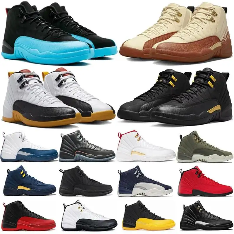 12 scarpe da basket da uomo o Utility 12s Reverse Flu Game Royal Taxi University Gold Indigomen Sneakers da ginnastica sportive