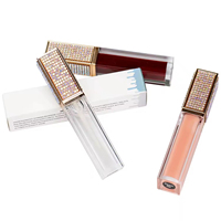 Rouge à lèvres liquide minéral professionnel personnalisé, hydratant, longue tenue, waterproof, effet brillant, 136 couleurs