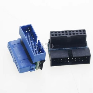 <span class=keywords><strong>USB</strong></span> <span class=keywords><strong>3.0</strong></span> 19pin 20pin Nam Nữ kết nối 90 độ Bo mạch chủ chassisplugged tấm <span class=keywords><strong>IDC</strong></span> <span class=keywords><strong>20</strong></span> <span class=keywords><strong>pin</strong></span> kết nối socke - Product Image 1