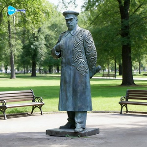 Statue <span class=keywords><strong>de</strong></span> personnage historique grandeur nature en <span class=keywords><strong>bronze</strong></span>, sculpture humaine pour l'extérieur et l'intérieur, pour l'affichage dans les jardins et les places publiques - Product Image 1