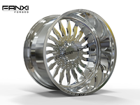 Jantes FANXI 22x12 20x10 6 trous pour GMC Sierra 1500 Denali 24x14 26x16 pour motif de fixation 8x180 avec enjoliveurs centraux flottants personnalisés