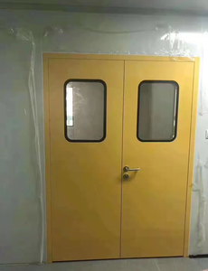 Porte d'entrée intérieure certifiée CE ignifuge Porte coupe-feu en acier de style moderne pour hôpitaux 1.5 heures de résistance au feu - Product Image 4