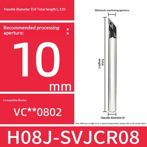 Outil de tournage interne en acier rapide Svjcr/Svucr avec insert VC et poignée antichoc <span class=keywords><strong>pour</strong></span> fraises à pointe VC <span class=keywords><strong>Arc</strong></span> - Product Image 3