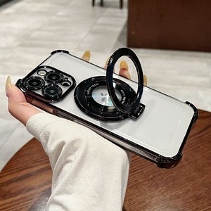 Funda Transparente para iPhone 16 Pro con Soporte Magnético, Protección Completa Antigolpes para iPhone 15 y 14 - Product Image 6