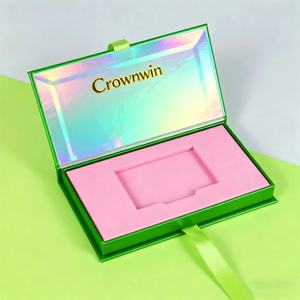 Boîte de carte de garantie biodégradable en papier carbone NFC, boîte en carton rigide, boîte de carte VIP magnétique, boîte de carte de crédit avec logo UV spot - Product Image 2