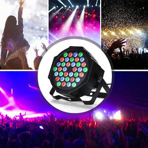 36*1W RGB DJ <span class=keywords><strong>Disco</strong></span> Lighting con 7 modos Uplights LED Par Light Stage <span class=keywords><strong>Lights</strong></span> - Product Image 4