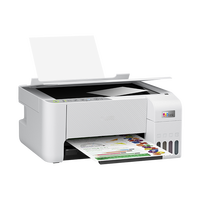 Imprimante Jet d'Encre Multifonction Originale EcoTank L3256 avec Réservoir 4 Couleurs, Interface Wi-Fi et USB pour Petit Bureau ou Usage Domestique