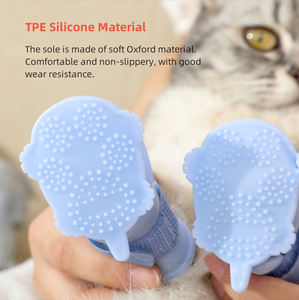 Bottes de pluie antidérapantes de luxe pour petits et moyens chiens, motif uni, chaussures d'extérieur pour chiens avec design cheville, accessoires pour animaux de compagnie - Product Image 3