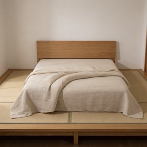 Sábanas de Cáñamo 100% Orgánico, Sábanas de Cáñamo Rumian, Cómodas, de Color Sólido, Decorativas, Ajustables para Cama Doble - Product Image 4