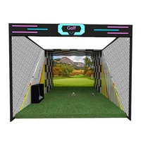 Centre d'Expérience Sportive Numérique Interactif Coréen pour la Pratique de Golf en Salle – Amusement Commercial