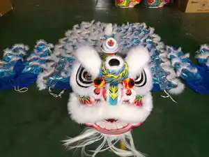 चीनी शेर नृत्य लोक शेर नृत्य पोशाक पारंपरिक चीनी नव वर्ष के लिए
