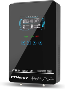 อินเวอร์เตอร์พลังงานแสงอาทิตย์แบบไฮบริด 4KW, ตัวแปลงไฟ 24V เป็น AC 120V แบบ Pure Sine Wave, ฝาครอบกระจกด้านบนพร้อมจอ LCD, 140A MPPT HGX 4000W - Product Image 6