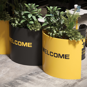 Juego de Macetas Circulares Industriales - Combinación Creativa de Macetas de Hierro - Product Image 6