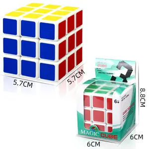 Amazon hochwertige Custom Speed Magic Cube OEM-Unterstützung 3 X3 Werbe falten magnetische Magic Cube Puzzle Spielzeug Magic 3x3