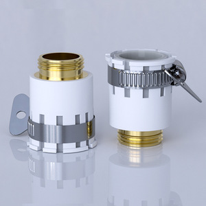 Connecteur de tuyau de lavage de voiture Guoma Ruixiang en laiton 300 mm avec collier de serrage blanc pour raccord de tuyau d'arrosage et robinet - Product Image 2