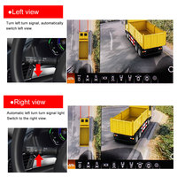Système de caméra de recul AHD 1080P 3D 360 degrés vue aérienne haute qualité, étanche, vision nocturne, pour bus et camions, aide au stationnement