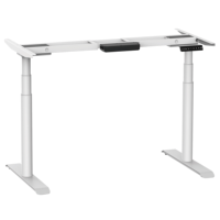 Bureau d'ordinateur portable électrique ergonomique moderne, table convertible réglable en hauteur, durable, pour le bureau à domicile, largement utilisé pour le travail assis-debout
