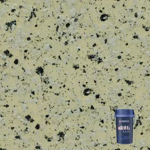 Spray Granite Paint Natural Stone Coating Construction With Diverse Effects Liquid Epoxy Main Raw Material