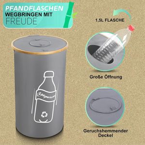 ที่เก็บขวดทรงกลมพับเก็บได้เก็บขวดพร้อมกระเป๋าหิ้วที่เก็บขวดน้ำได้ - Product Image 6