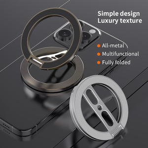 <span class=keywords><strong>Soporte</strong></span> Magnético Plegable de Doble Cara para Teléfono, Base Magnética Metálica de Escritorio para iPhone 18 17 16 15 14 Pro Max - Product Image 4