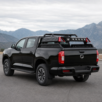 GWM Isuzu Ruimai S 7 Barra antivuelco deportiva de acero al carbono para camioneta pickup con instalación de luces LED y arnés de cableado para la plataforma de carga