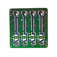 PCB Rigido-Flessibile ad Alta Precisione con Rinforzo in Poliimmide, Circuito Stampato Flessibile Multistrato per Sistema di Controllo Relè ESP32