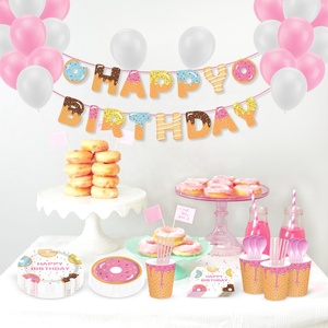 Cartes d'invitation de <span class=keywords><strong>fête</strong></span> Donut Huancai Impression personnalisée Invitations de <span class=keywords><strong>fête</strong></span> Donut pour les fournitures de <span class=keywords><strong>fête</strong></span> d'anniversaire des enfants - Product Image 5
