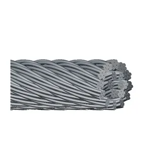 Top Quality Made In Italy High Rigidity Steel Wire 7Mm Non Rotating Steel Wire Rope 19X7 Remer For Professional Use