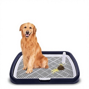 Bac à litière automatique pour chiens de petite, moyenne et grande taille, toilette anti-écrémage facile à nettoyer, support pour tapis absorbant pour usage intérieur - Product Image 1