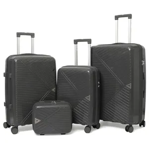 批发轻质拉杆箱旅行包行李箱拉杆箱套装行李箱PP硬旅行行李箱套装