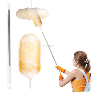 <span class=keywords><strong>Plumeau</strong></span> télescopique en gros avec manche en acier inoxydable et tête flexible lavable pour le nettoyage en hauteur - Product Image 1