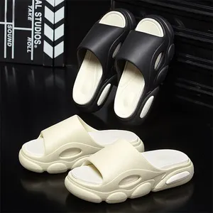 Custom Whole Sale Stepping Shit Feeling Slippers Thickened Non-slip Couple Models Students Home Outside Wear Slides Slippers