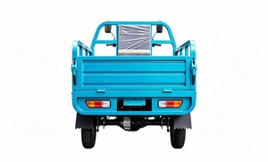 Triciclo Eléctrico Personalizado de 60V con Batería Grande, Motor Central de 3 Ruedas, Tipo Camión Volquete Abierto con Plataforma de Carga <span class=keywords><strong>para</strong></span> <span class=keywords><strong>Adultos</strong></span> - Product Image 3