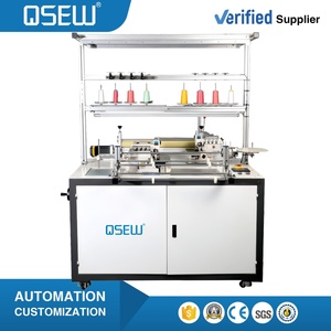 Machine à coudre surjeteuse automatique QS-5200DL-<span class=keywords><strong>DR</strong></span> pour couettes, oreillers, rideaux et sacs, avec point double face et surjetage gauche - Product Image 1