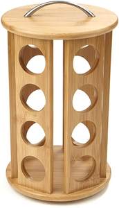 Support de rangement pour capsules de café en bambou écologique, compatible <span class=keywords><strong>Nespresso</strong></span>, pour 24 capsules K-cup - Product Image 5