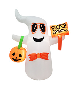 Decoraciones Inflables de Halloween para Exteriores, Fantasma Adorable con Calabaza de 4 pies, para Decoración Festiva - Product Image 2