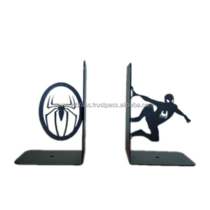 ที่ตั้งหนังสือสไปเดอร์แมนผลิตจากเหล็กคุณภาพสูงที่กั้นหนังสือโลหะแบบทันสมัยดีไซน์หรูหราทำมือ - Product Image 1