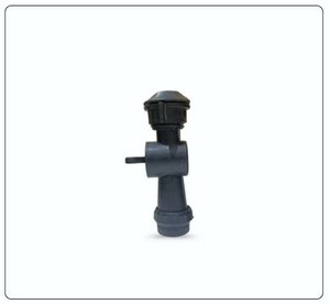 Válvula Conectora de Derivación para Riego por Goteo Watersun de Plástico ABS Resistente, Azul/Negro, 32mm, Accesorio de Control de Agua para Riego - Product Image 4