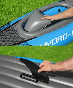 Genuino Bestway <span class=keywords><strong>gommone</strong></span> 65115 <span class=keywords><strong>gommone</strong></span> barca a remi singola persona canoa una persona barca con Paddle e <span class=keywords><strong>pompa</strong></span> - Product Image 6