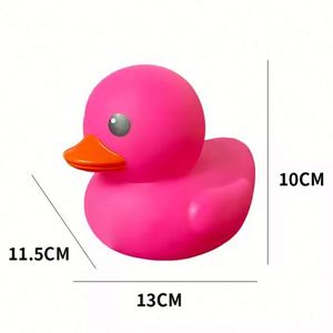 Patitos de Goma Divertidos con Purpurina Multicolor, Ecológicos, Promocionales, de 5 Pulgadas, Personalizados con Logotipo, para Baño, Regalo de Baby Shower - Product Image 4